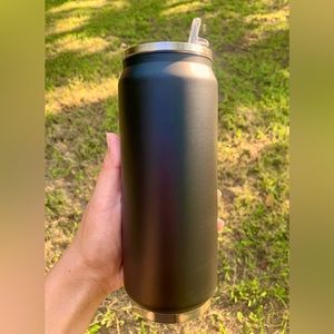 Black Can Shaped Tumbler